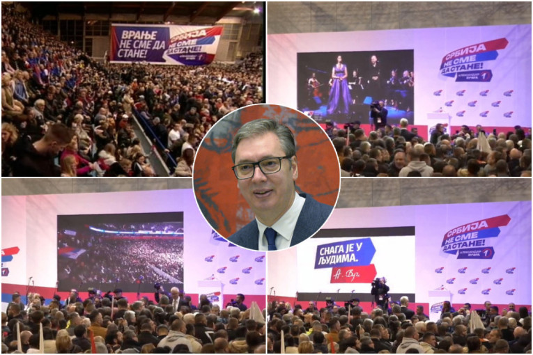 Vučić u Vranju saopštio sjajnu vest, pa poručio: Nećemo dati opoziciji da sruši državu da bi oni bili bogatiji, mi hoćemo da se narod pita