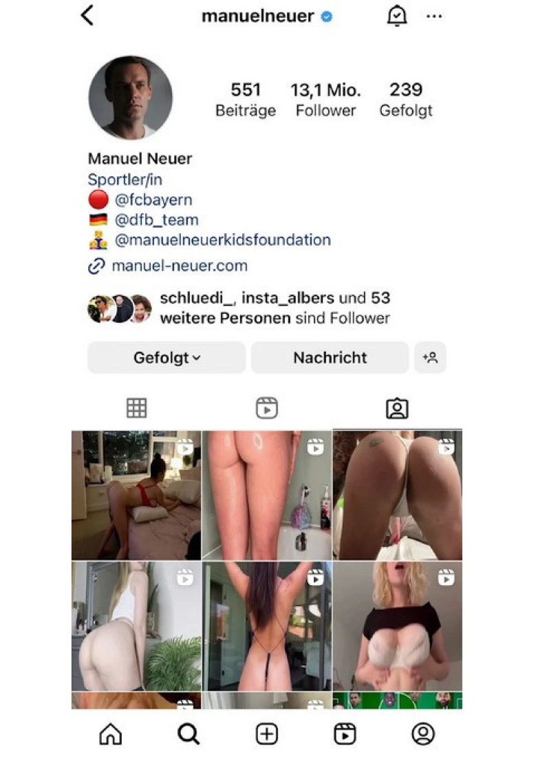 Bajern pod porno udarom! Slike nedoličnog sadržaja osvanule na Instagramu igrača (FOTO)