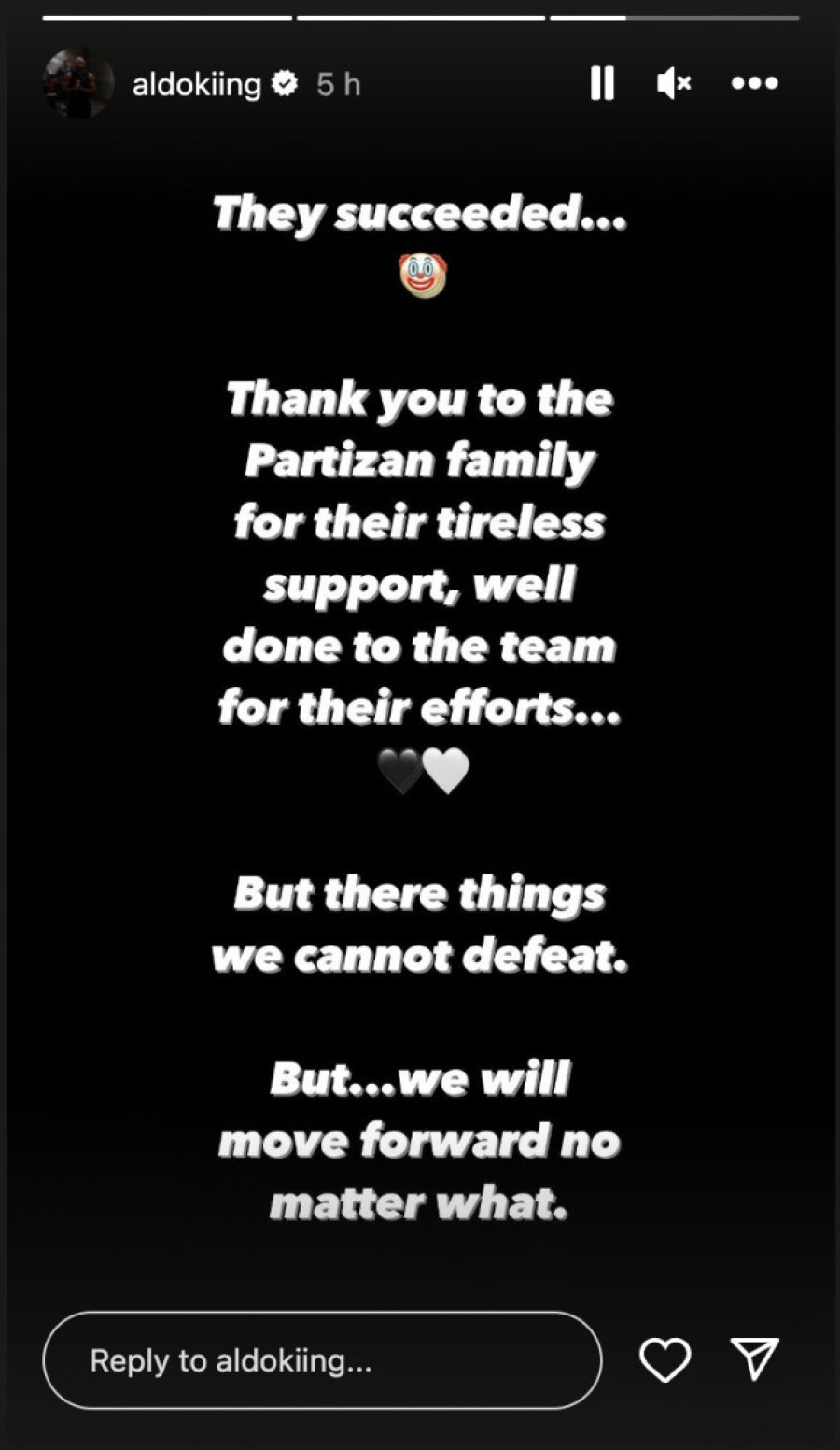 Fudbaleri Partizana treće poluvreme protiv Radničkog igraju na društvenim mrežama: Uspeli su! Borićemo se protiv svega i svakoga!