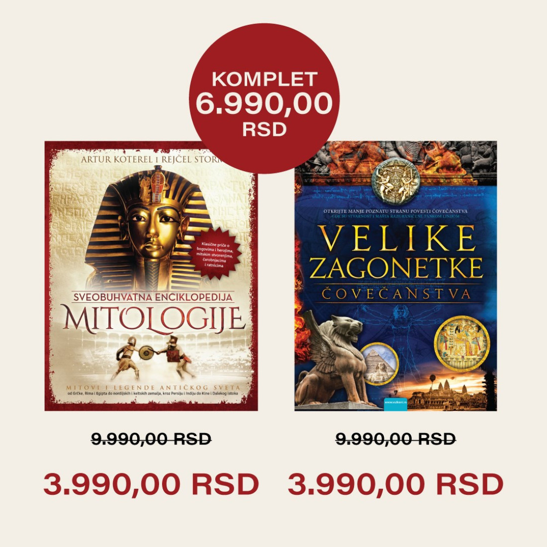Kapitalna izdanja Vulkan izdavaštva na specijalnoj prazničnoj akciji: Do 29. decembra na sajtu vulkani.rs