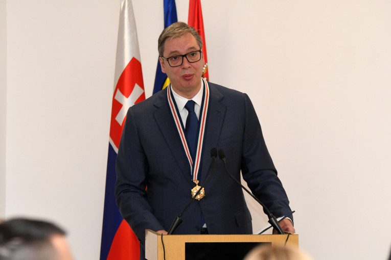 Velika čast za predsednika Srbije! Vučić: Orden svedočanstvo o bratskoj ljubavi srpskog i slovačkog naroda u Srbiji