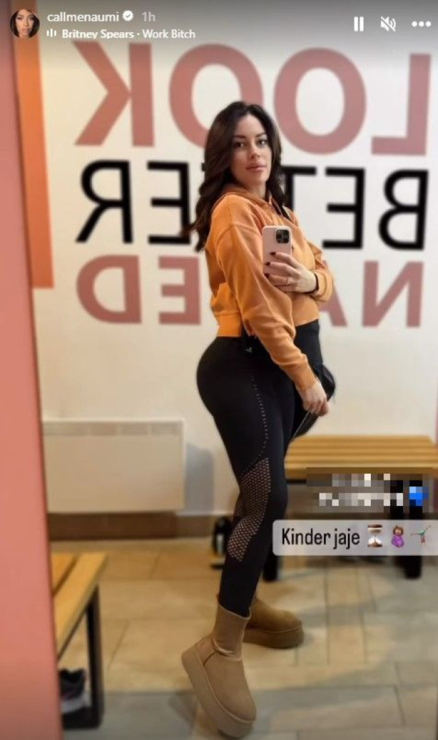 Mina ni u trudnoći ne odustaje od treninga: Devojka Ognjena Amidžića se fotografisala u teretani, opisom sebe nasmejala sve (FOTO)