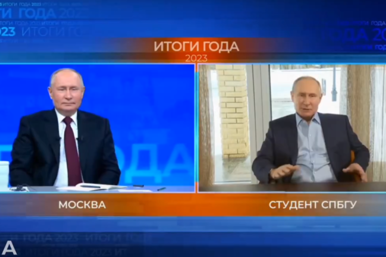 Putinov dvojnik se pojavio na njegovoj konferenciji! Postavio ruskom predsedniku pitanje na koje je dao kratak odgovor (VIDEO)