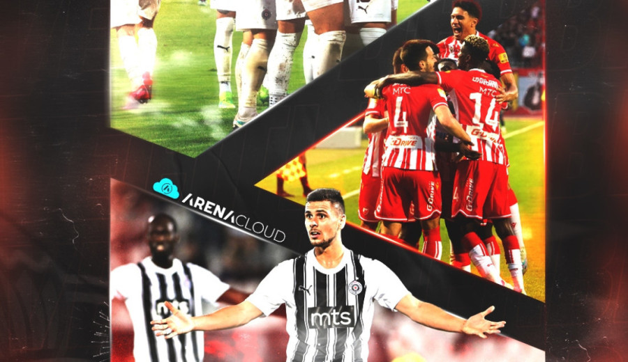 Crvena zvezda i Partizan igraju derbi koji će rešiti mnogo toga! I sve, baš sve je dostupno na Arena Cloudu!