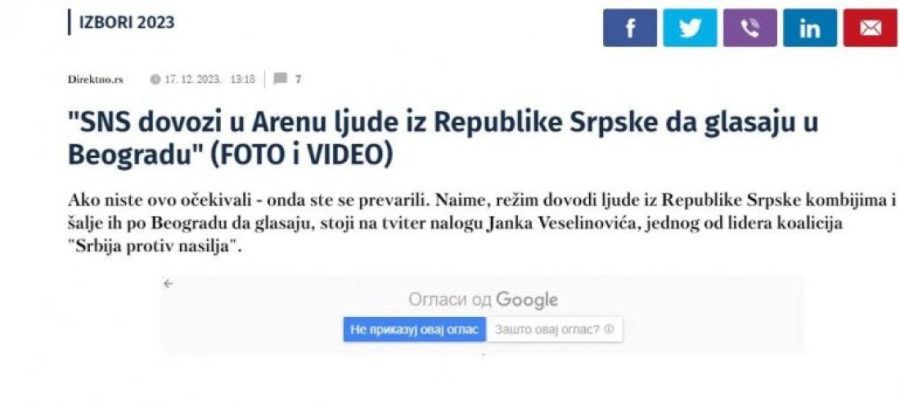 Šolakovi mediji ne odustaju: "Pljušte" dezinformacije, laži i kršenje izborne tišine!