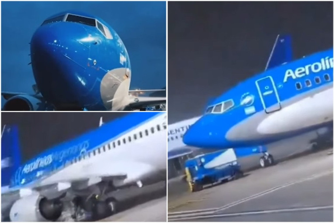Vetar pomerio "boing" koji je stajao na pisti: U snažnoj oluji oštećeni avioni, odloženo više od 120 letova (VIDEO)