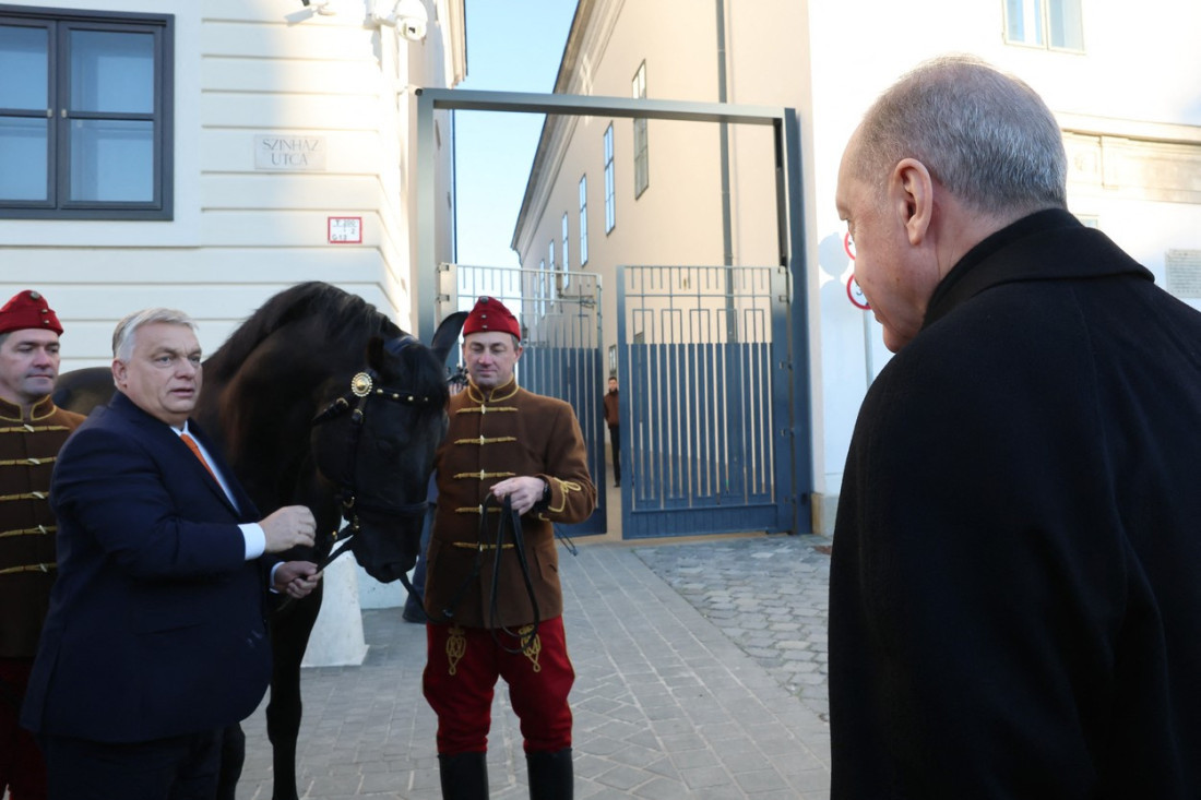 Orban Erdoganu poklonio konja! (FOTO)