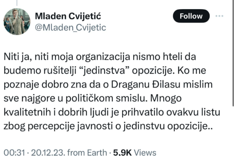 "Đilas je test inteligencije": Opozicioni birači uporno ne uspevaju da polože ispit "tajkun Dragan"