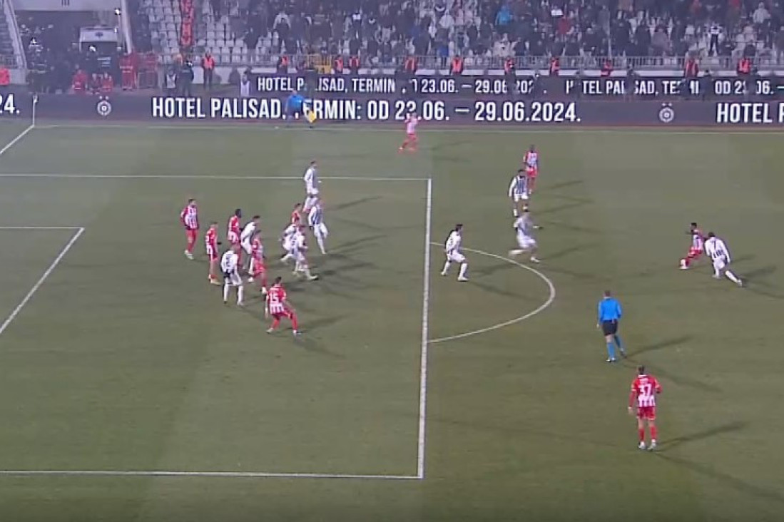 Zvezdi nije priznat još jedan gol! Ponovo je Mijatović bio iza leđa odbrane Partizana! (VIDEO)