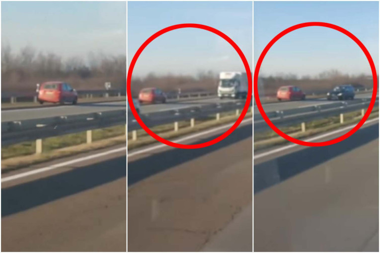 Ljudi, pa dokle više!? Osvanuo još jedan snimak od kojeg se "ledi krv u žilama": Automobil juri auto-putem u suprotnom smeru! (VIDEO)
