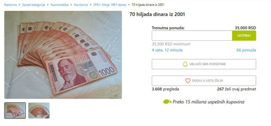 Dobro proverite "štek": Ako imate ove novčanice iz vremena SR Jugoslavije zaradićete lepe pare!