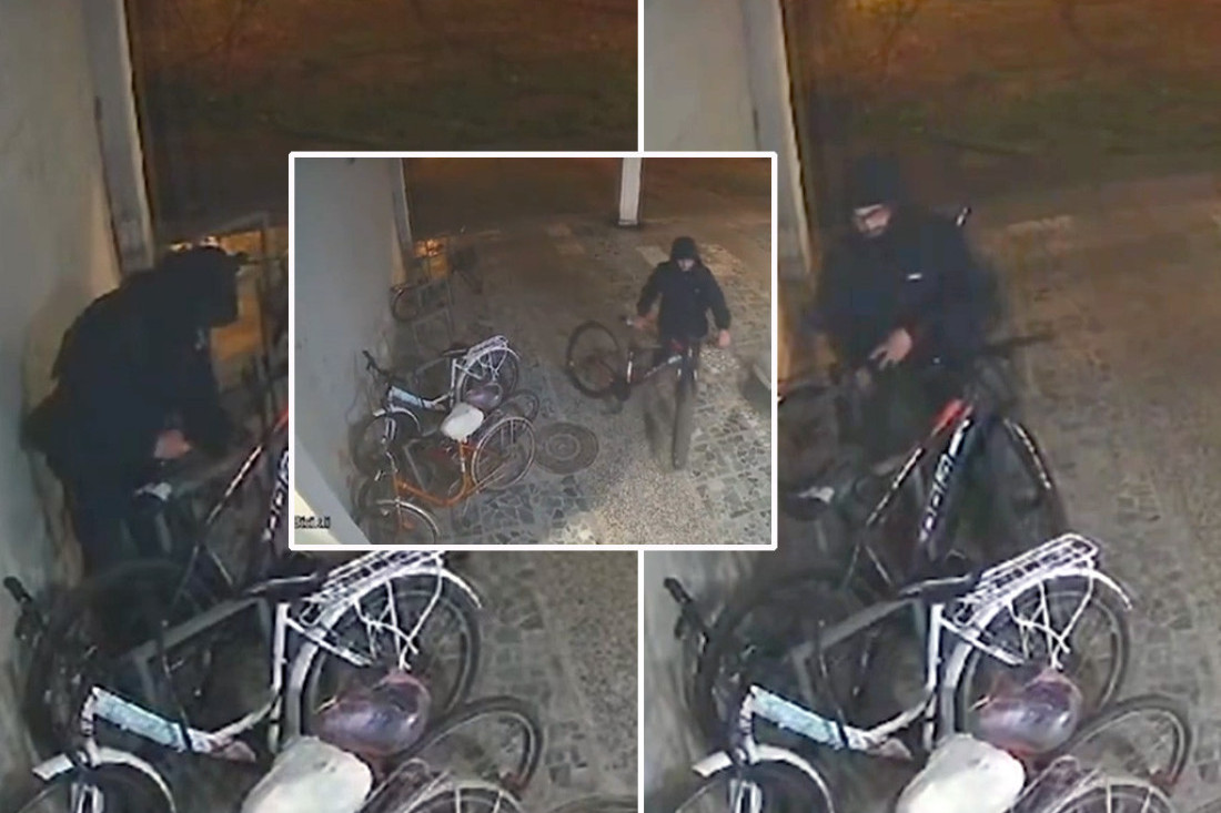 Ukrao bicikl, pa snimljen: Ako prepoznate muškarca pozovite policiju! (VIDEO)