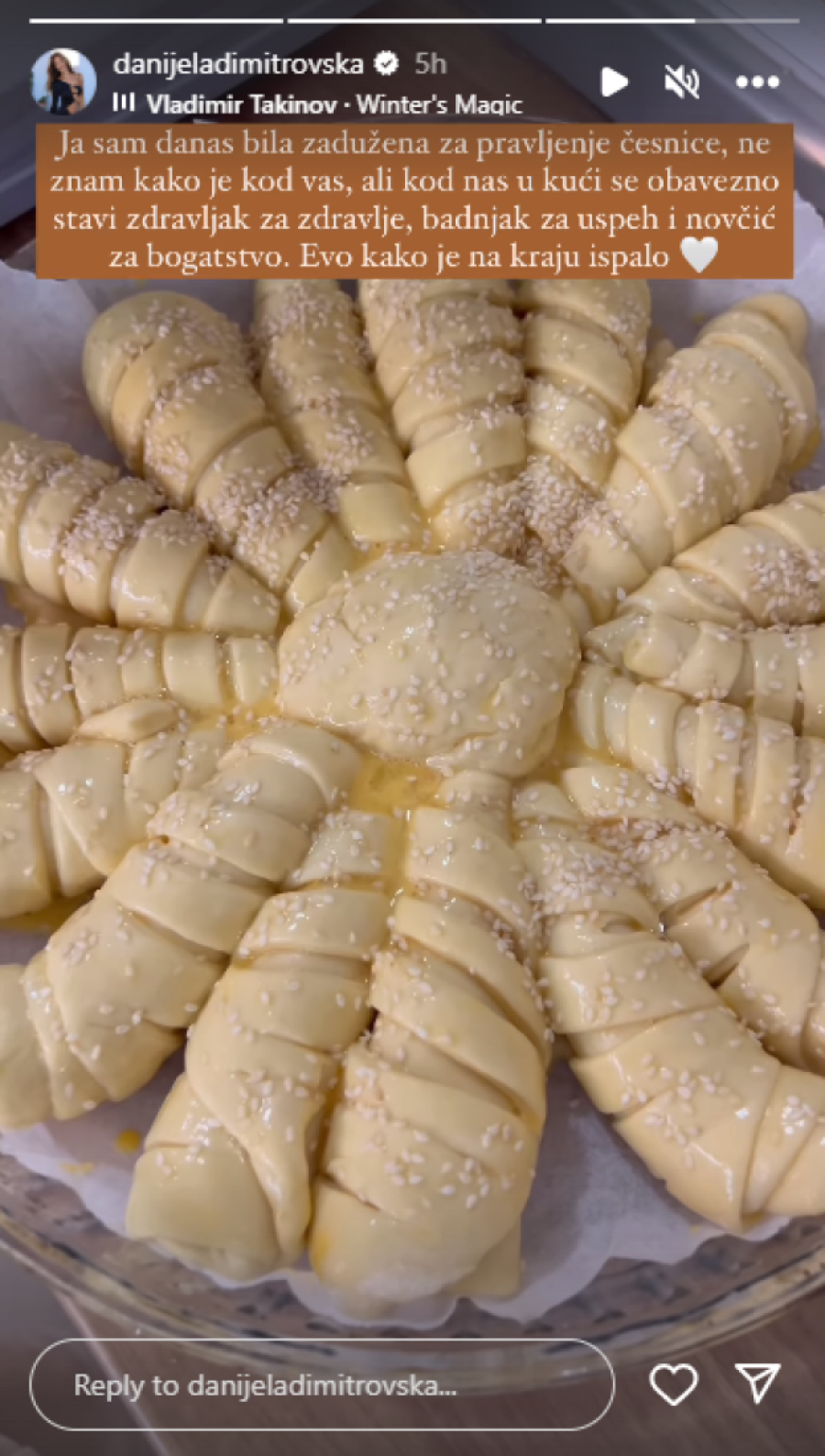Danijela Dimitrovska napravila neobičnu česnicu: Voditeljka oduševila pratioce (FOTO)