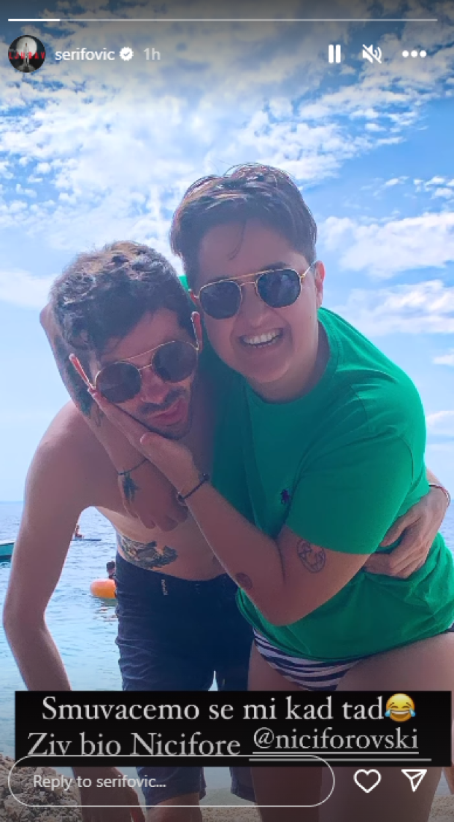 Marija Šerifović čestitala rođendan drugu slikom sa plaže, pa mu poručila: Smuvaćemo se mi kad - tad (FOTO)