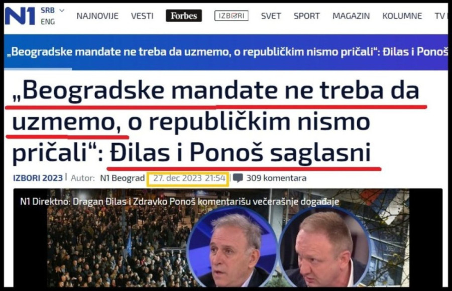 Nebojša Bakarec: Đilasova mandat agonija!