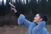 Otkriveno ko je devojka sa snimka koja Srbima i Putinu čestita Božić uz pucnje (VIDEO)