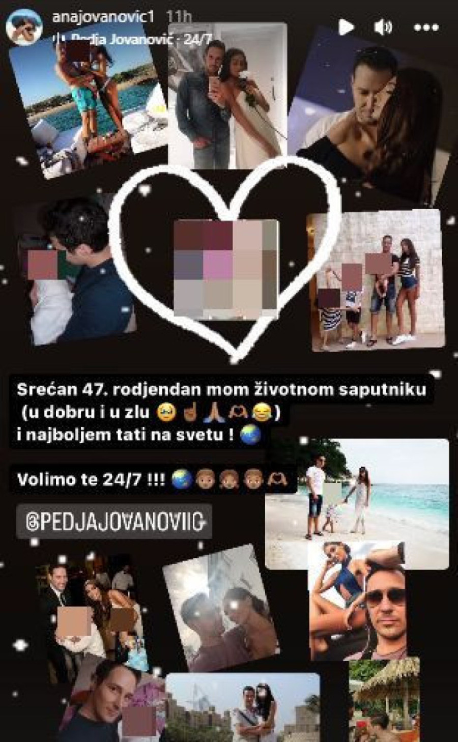 Slavlje u domu Peđe Jovanovića! Pevač samo što se pomirio sa suprugom, a ona mu se obratila ovim rečima (FOTO)