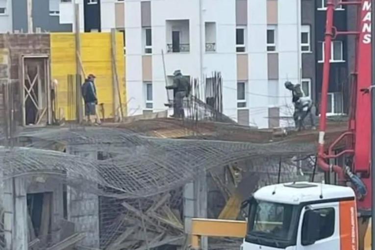 Incident u Nišu: Srušio se sprat zgrade u izgradnji (FOTO)