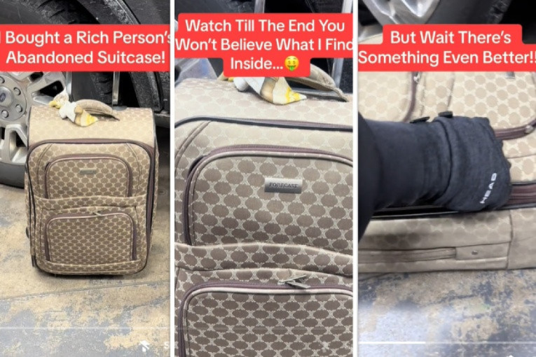 Tiktoker otkupio napušteni kofer, a kad ga je otvorio, ostao je bez teksta (VIDEO)