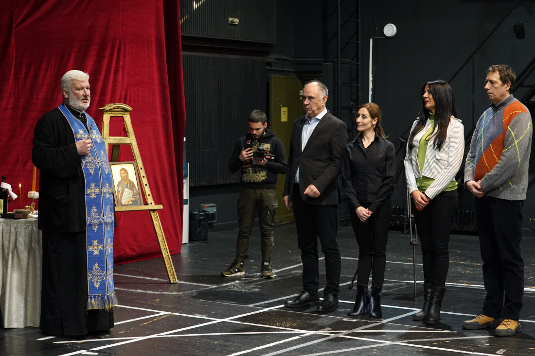 Obeležena slava Narodnog pozorišta: Sveti Jovan uz kratku besedu i molitve (FOTO/VIDEO)