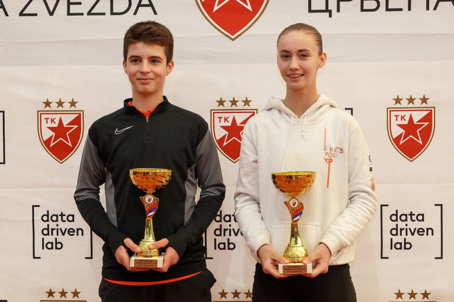Anastasija i Pavle sezonu počeli trofejima! Osvojili pehare na Zvezdinom Božićnom turniru! (FOTO)