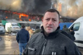 Načelnik sektora za vanredne situacije: U obližnjem restoranu eksplodirala plinska boca, pokušavamo da sačuvamo šta možemo (VIDEO)