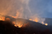 Veliki šumski požari kod Cetinja! U opasnosti bile i porodične kuće, vatrogasci se satima borili sa stihijom! (FOTO)
