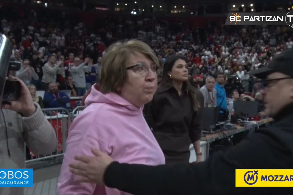 Supruga i majka Nemanje Nedovića htele na parket! Obezbeđenje je moralo da reaguje, pale i sočne psovke! (VIDEO)