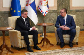 Predsednik Vučić se sastao sa Lajčakom: Počeli razgovori u Predsedništvu!