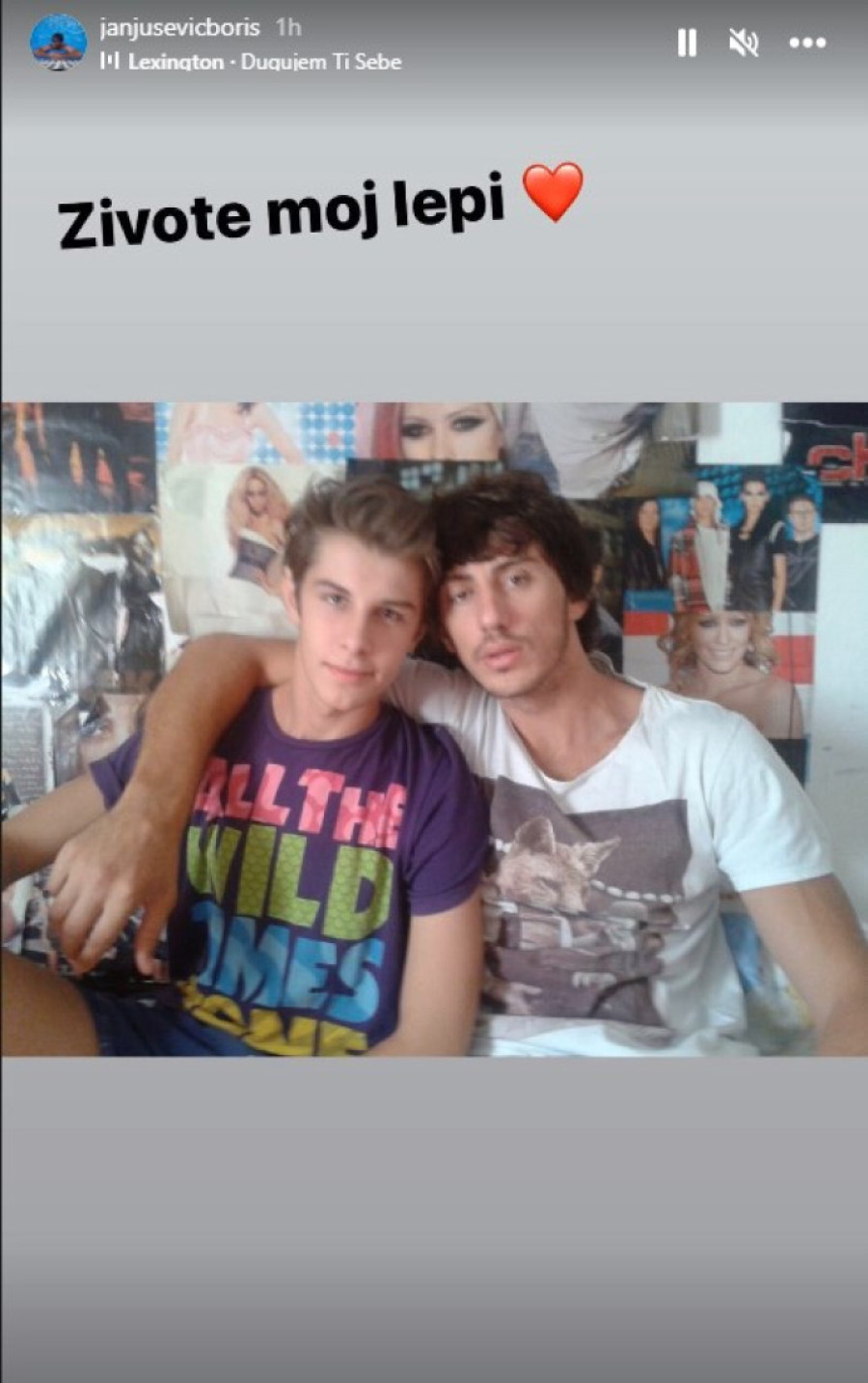 Boris Janjušević objavio fotografiju sa pokojnim Mihailom! Janjušev brat ne skriva tugu: Živote moj lepi