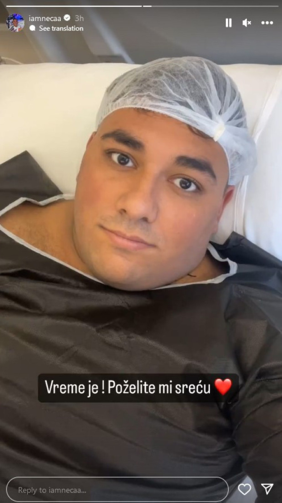 Bivši zadrugar na operacionom stolu! Neca se oglasio iz Turske i poslao poruku svima (FOTO)