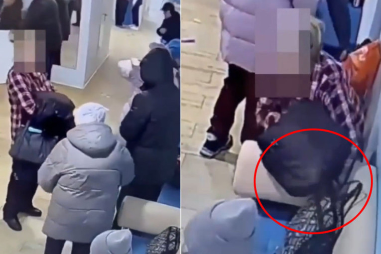 Iskusna baka lopov: Držeći kaput preko ruke, opljačkala staricu u domu zdravlja (VIDEO)