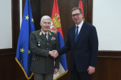 Vučić se sastao sa generalom Brigerom: Bezbednost srpskog stanovništva na KiM je prioritet