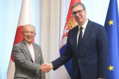 Predsednik Vučić primio predsednika Japanske fondacije Joheija Sasakavu:  "Naučio sam mnogo o načinima primene vrhunskog znanja i iskustva"