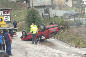 Težak udes kod Kolašina: Isprevrtao se automobil, čovek mrtav na licu mesta