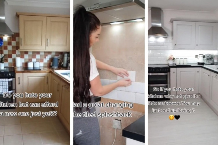 Devojka pokazala kako je dosadnu i mračnu kuhinju za malo novca pretvorila u totalno cool (VIDEO)