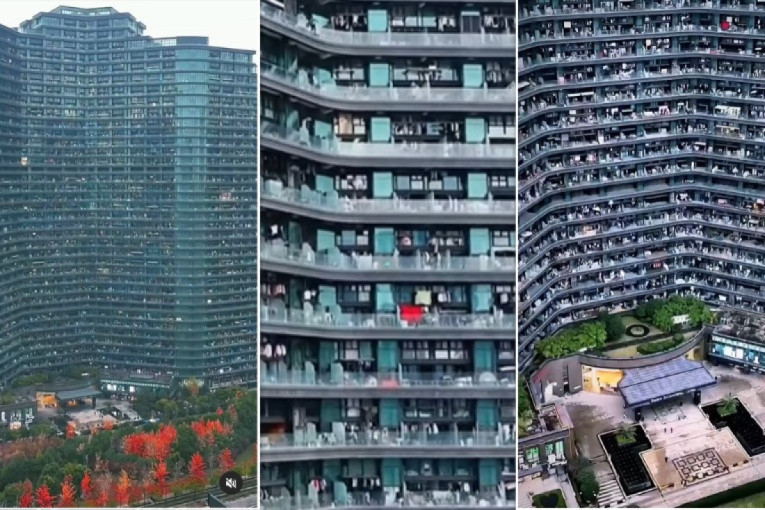 Impresivno, ali i zastrašujuće: U Kini čitav grad od 20.000 duša smešten u samo jednoj zgradi (VIDEO)