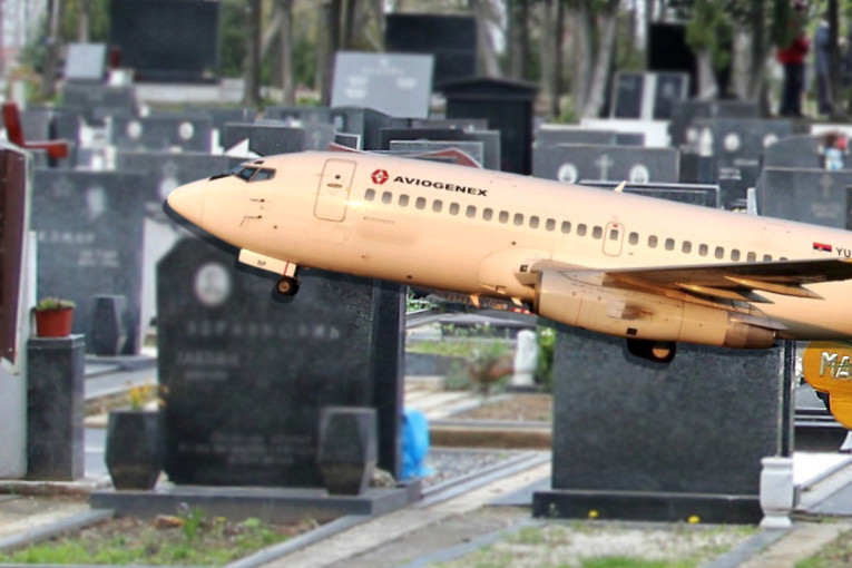 Sraman čin na Novom bežanijskom groblju: Vandali uništili spomenik heroja stradalih u avionskoj nesreći (FOTO)