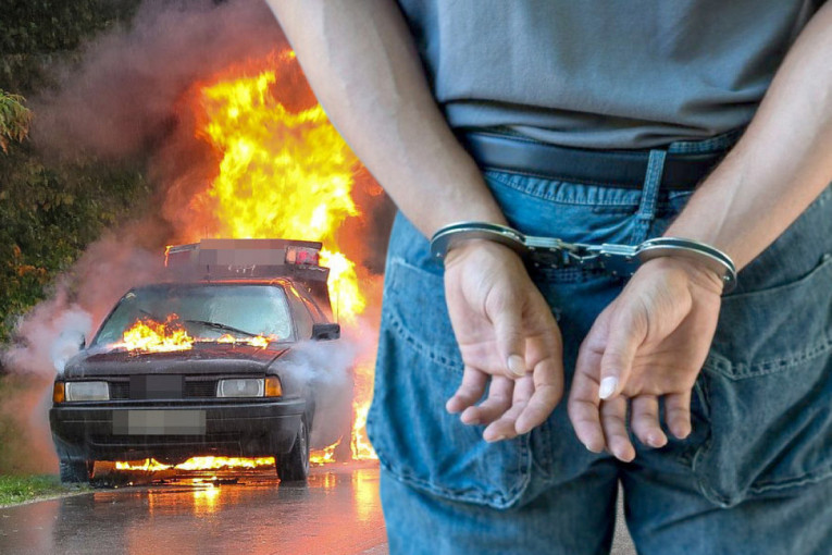 Uhapšen piroman iz Novog Sada: Sumnja se da je zapalio nekoliko vozila