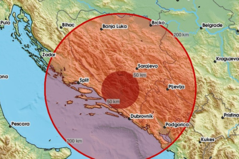 Četiri zemljotresa u Hrvatskoj od jutros