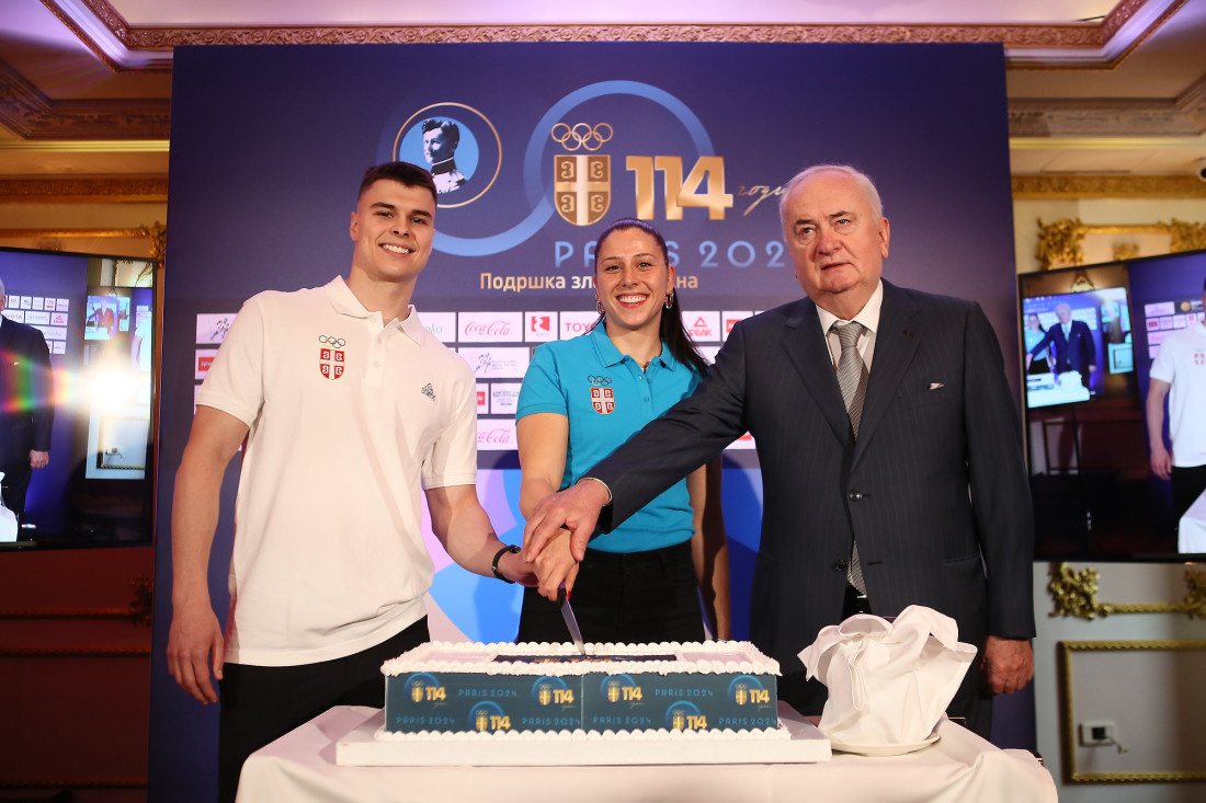 OKS proslavio 114. rođendan, Maljković poručio sportistima: Vredno trenirajte, budite zdravi, pa u Parizu da budete najbolji!
