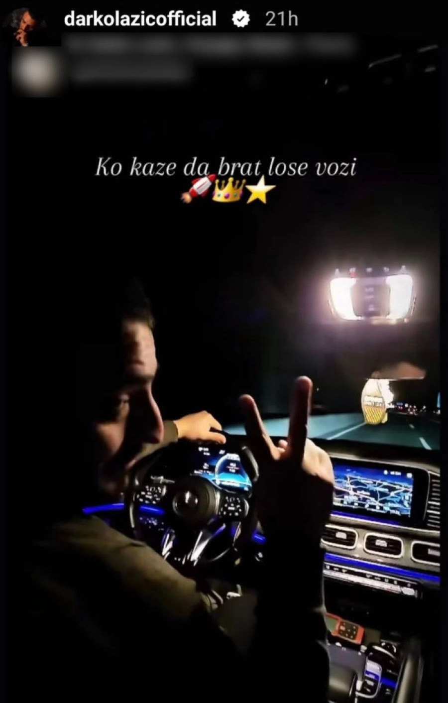 Darko Lazić ponovo za volanom! „Ko kaže da brat loše vozi?" (FOTO)