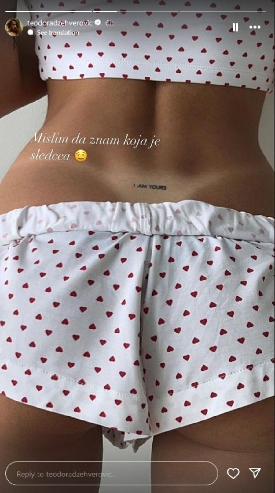 Teodora Džehverović sledeću tetovažu planira na provokativnom mestu: Tvoja sam! (FOTO)