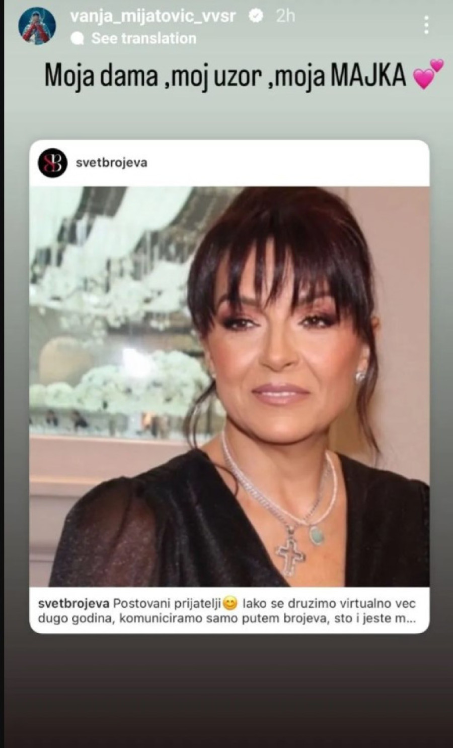 Majka Vanje Mijatović predviđa sudbinu! Pevačica se samo oko jedne jedine stvari posebno konsultuje sa njom