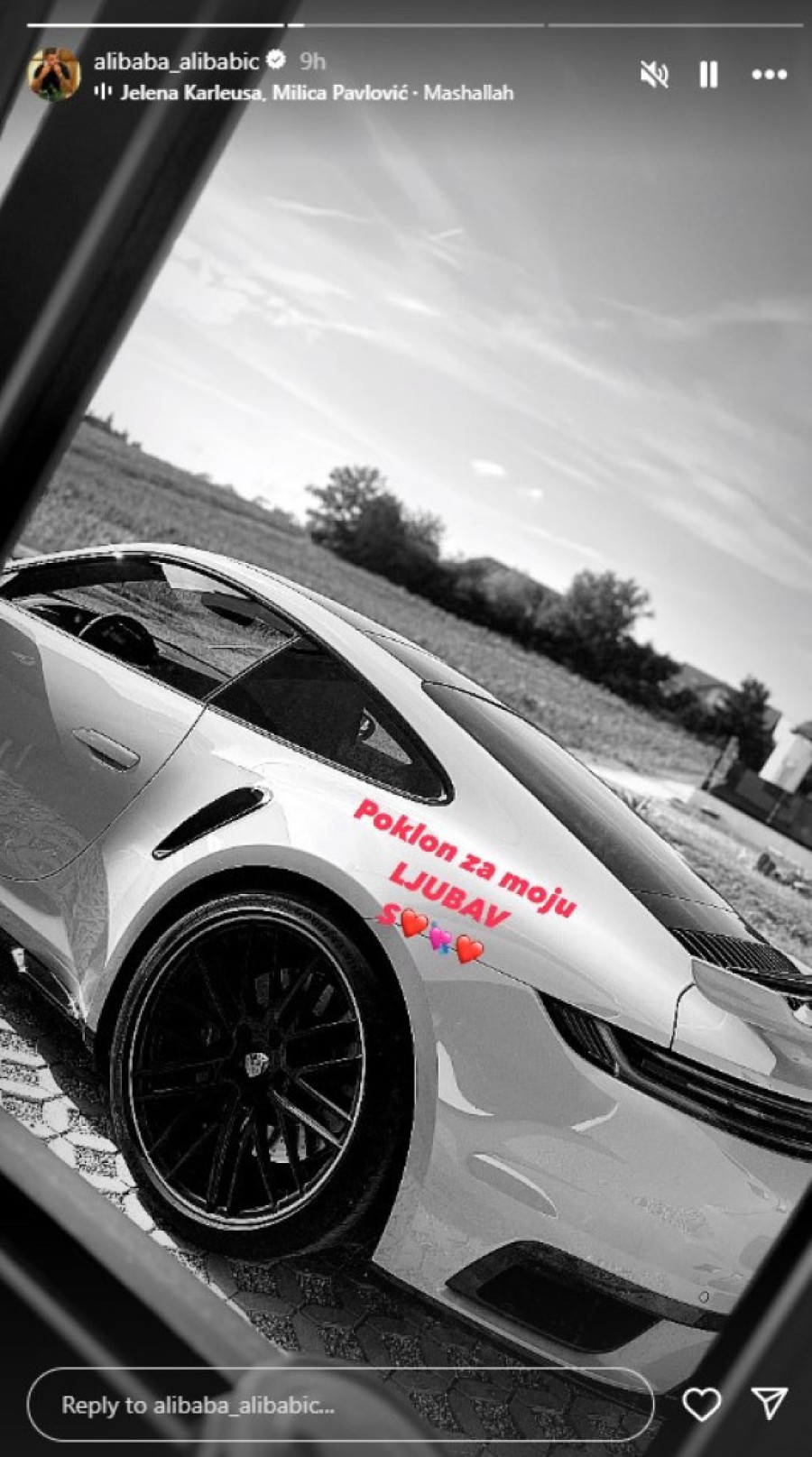 Asmin kupio Staniji besan auto od preko 200.000 evra! "Rođendanski poklon za ženu mog života!"