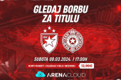 Crvena zvezda i Partizan igraju derbi koji će rešiti mnogo toga! I sve, baš sve je dostupno na Arena Cloudu!