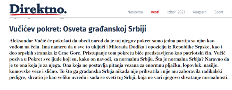 Tajkunski mediji ponovo izmišljaju: Vučić im je kriv jer voli i štiti srpski narod i državu (FOTO)
