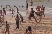 Jurnjava na plaži fascinirala internet: Svi se udružili da uhvate muškarca u begu, a priča iza viralnog snimka nije nimalo smešna (VIDEO)