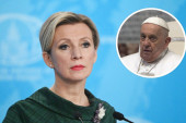 Zaharova: Papa se pozivima na pregovore obraćao Zapadu, a ne Ukrajini