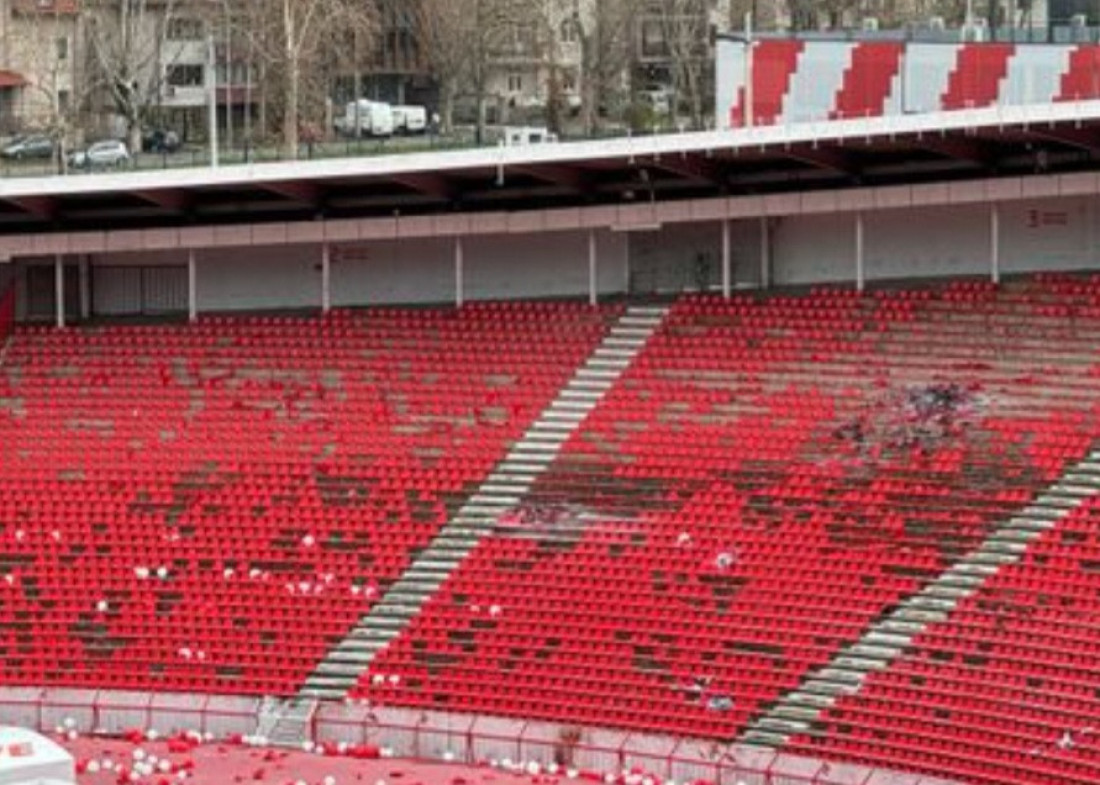 Grobari Napravili štetu Na Stadionu Rajko Mitić